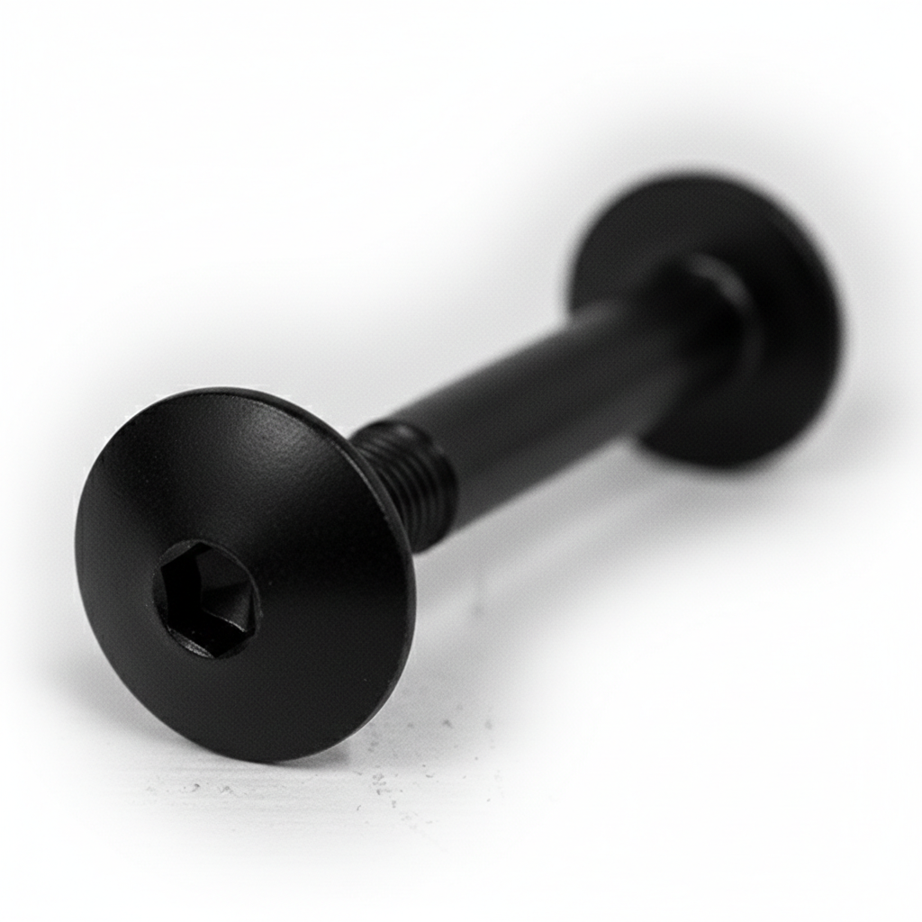 Axle Double 6mm FCO/1992 Allen/Hex black pcs