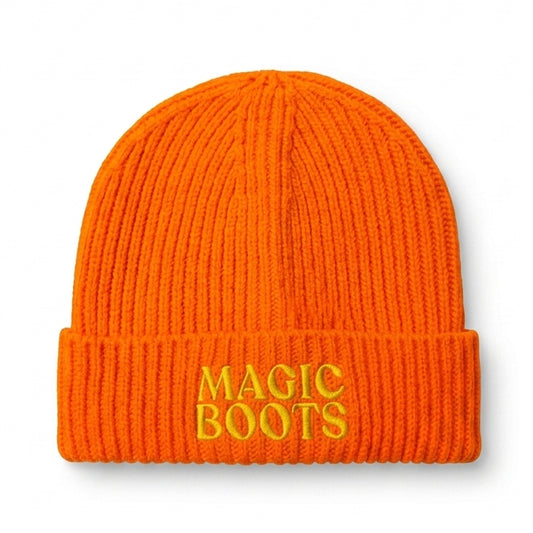 Beanie Knit Orange