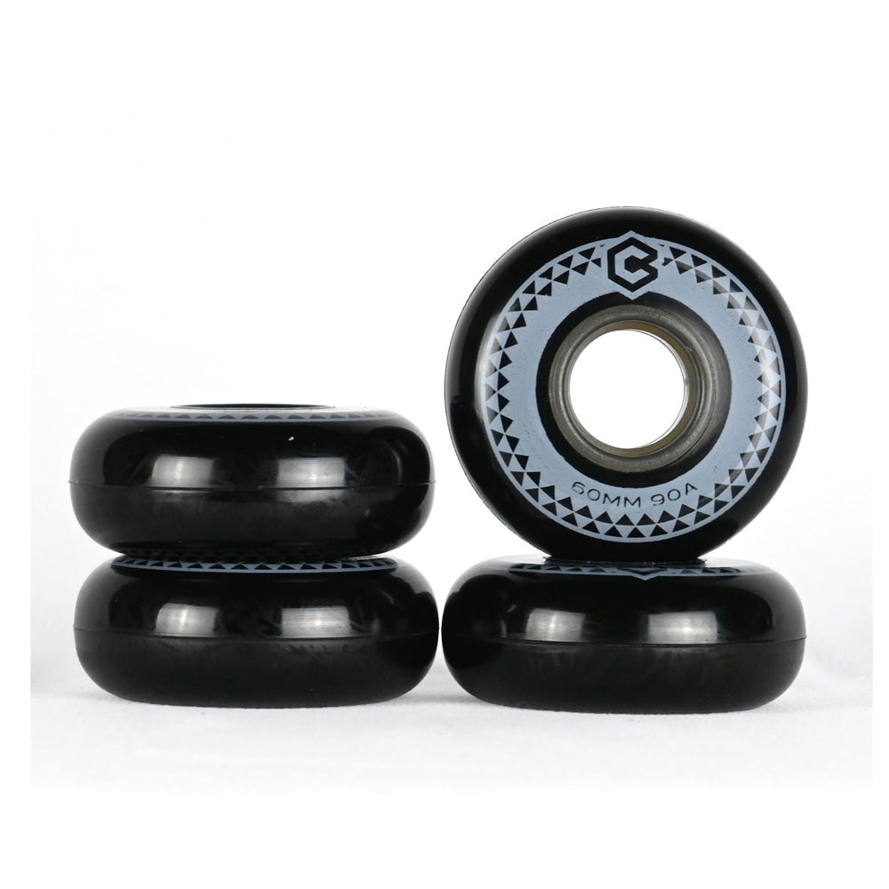 Team 60mm/90A black 4-pack