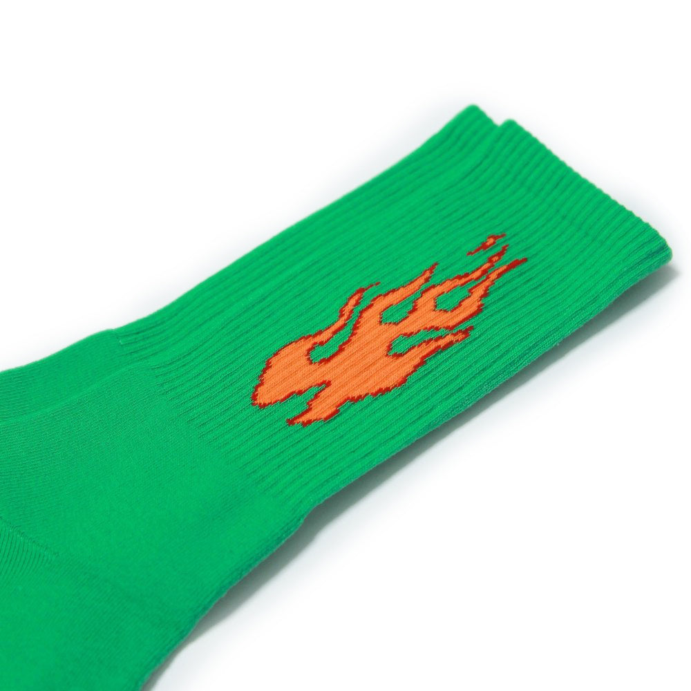 Fire Socks Green