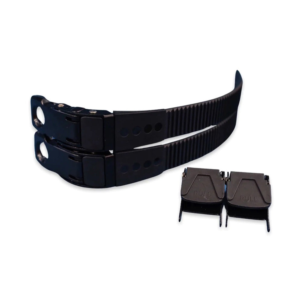 Top Buckle 16cm 909 Black pair