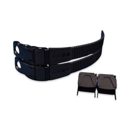 Top Buckle 16cm 909 Black pair
