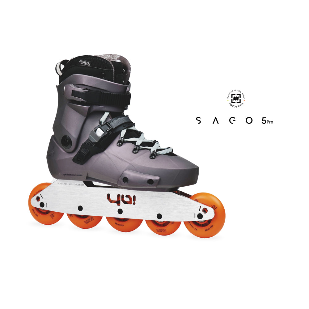 165mm Sago 5 Pro 5x100/72/80mm 334mm silver + Wheels Set