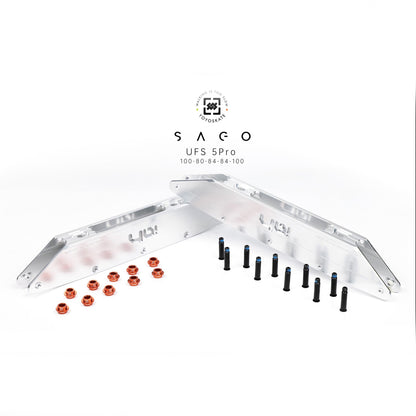 UFS Sago 5 Pro 5x100/72/80mm 336mm silver