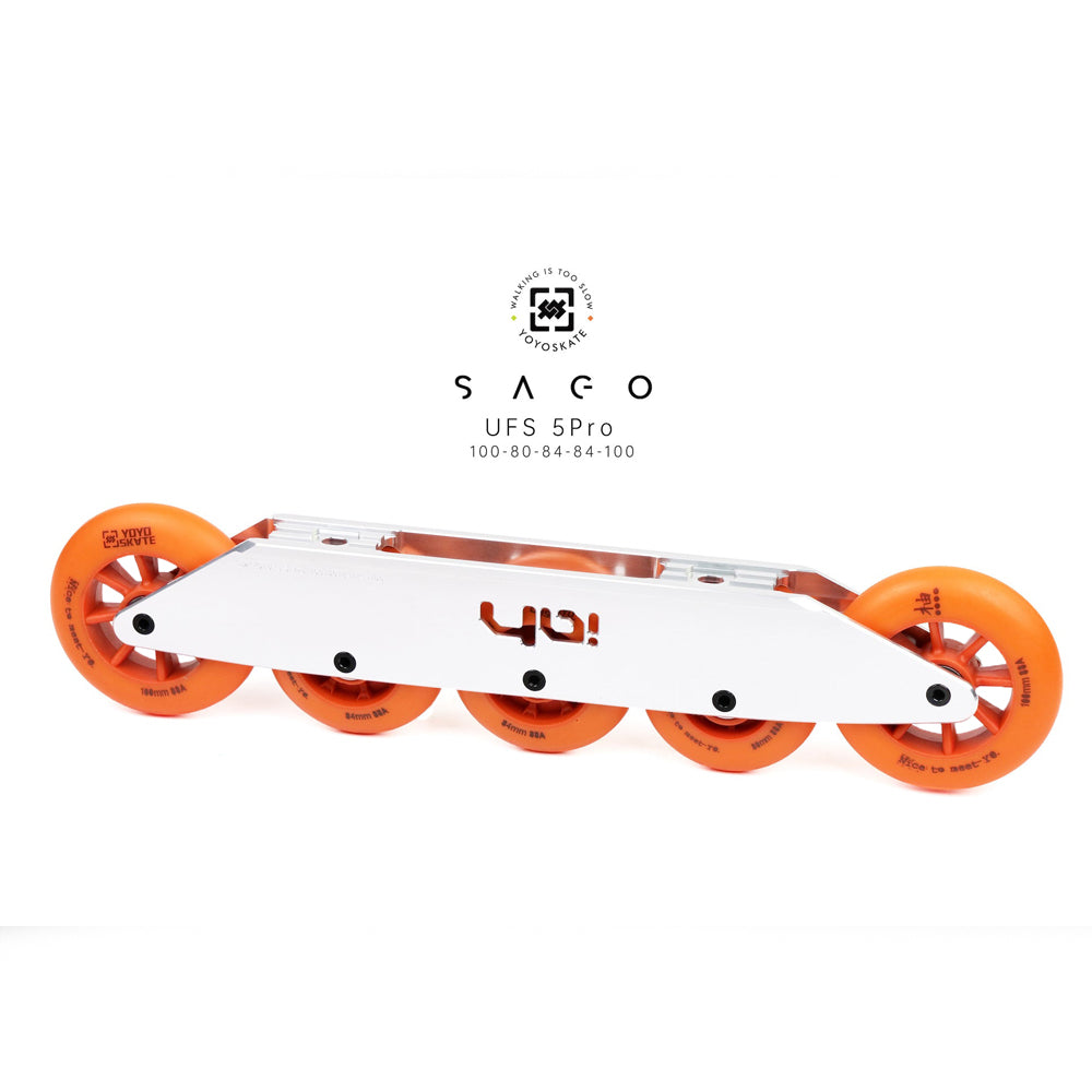 UFS Sago 5 Pro 5x100/72/80mm 336mm silver