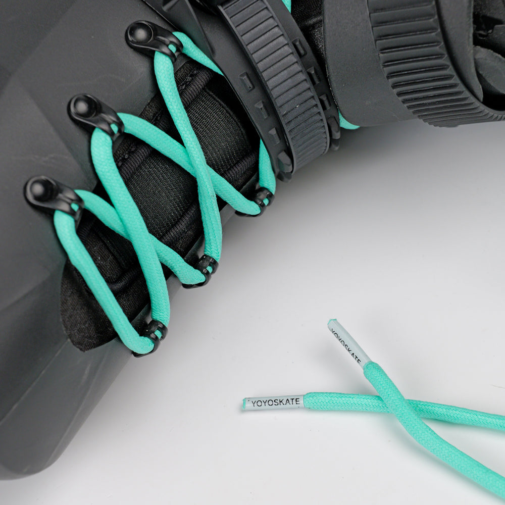 Zest Waxed Laces 160cm Mint