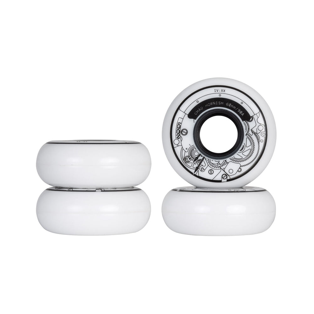 Chad Hornish 60mm/90A White 4-pack