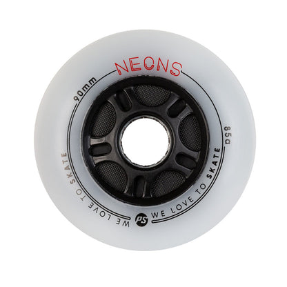 Neons 90mm/85A red 4-pack