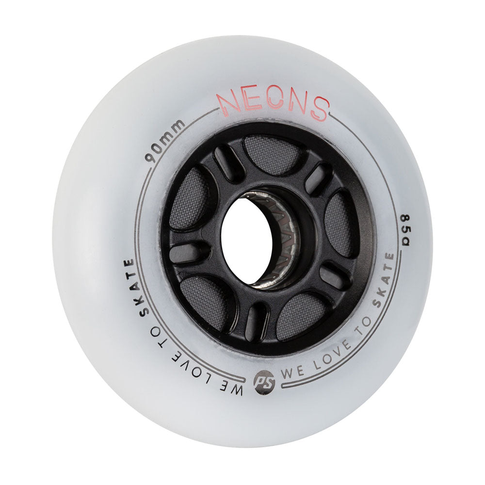 Neons 90mm/85A red 4-pack