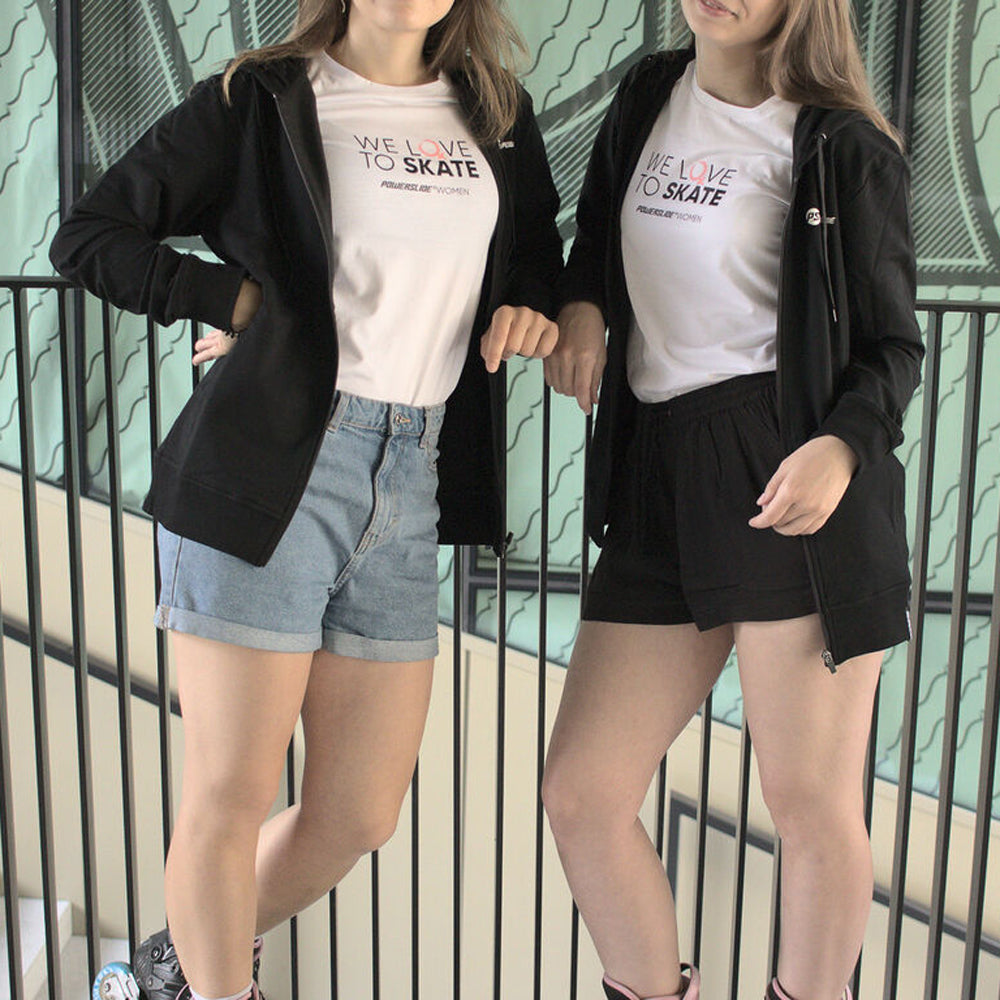 We Love To Skate women-shirt white
