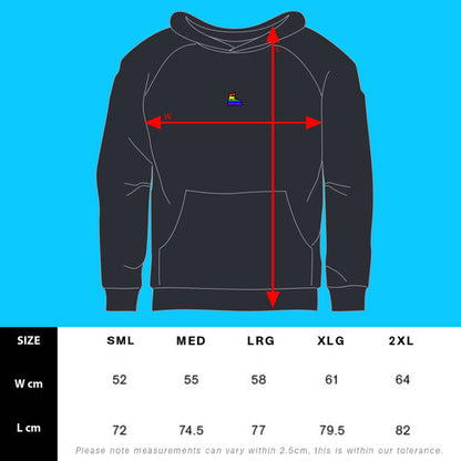 Colours Hoodie Black