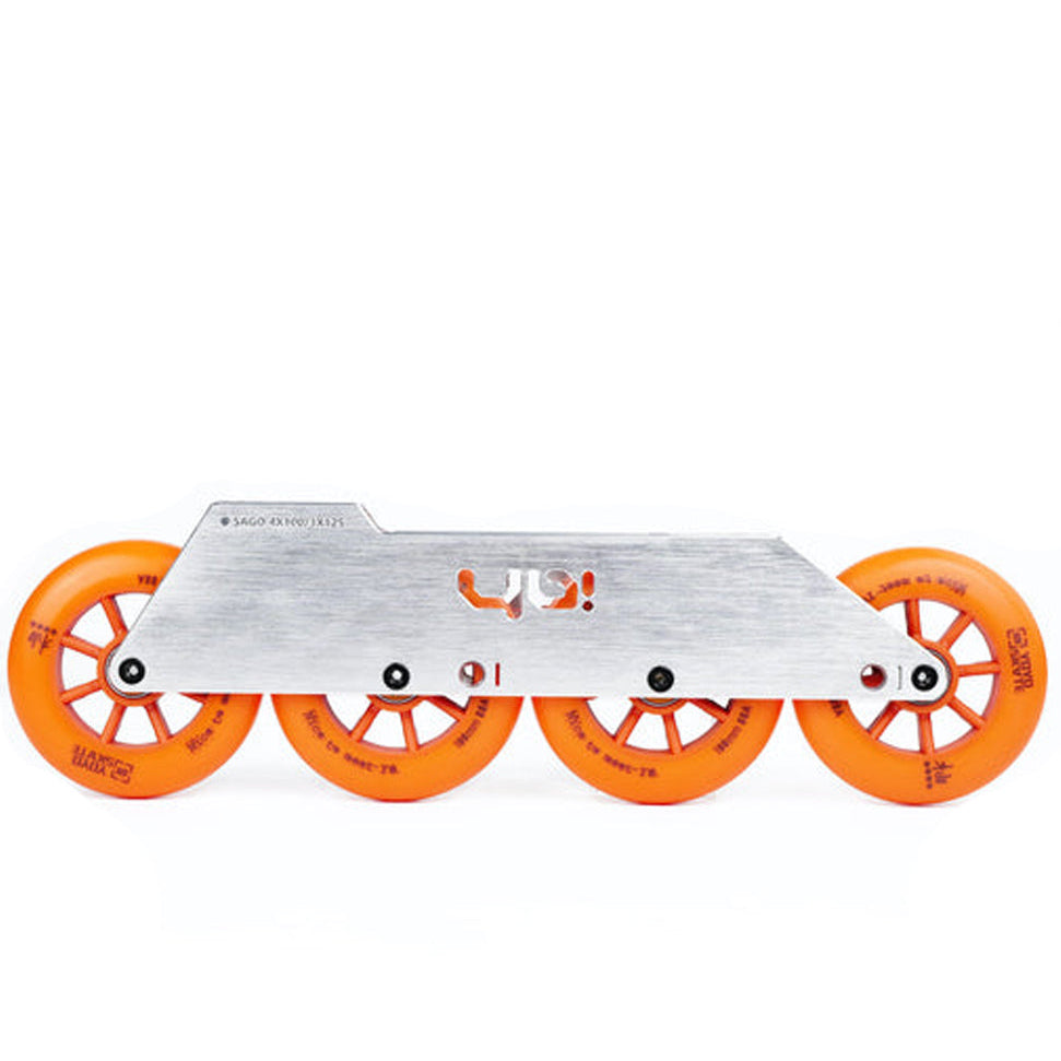 165mm Sago 100 plus 4x100mm 303mm silver + Wheels set