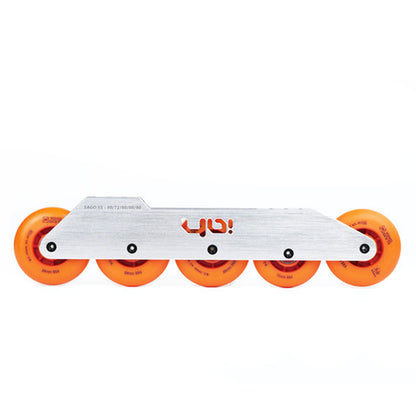 165mm Sago 5S 5x80/72mm 316mm silver + Wheels Set