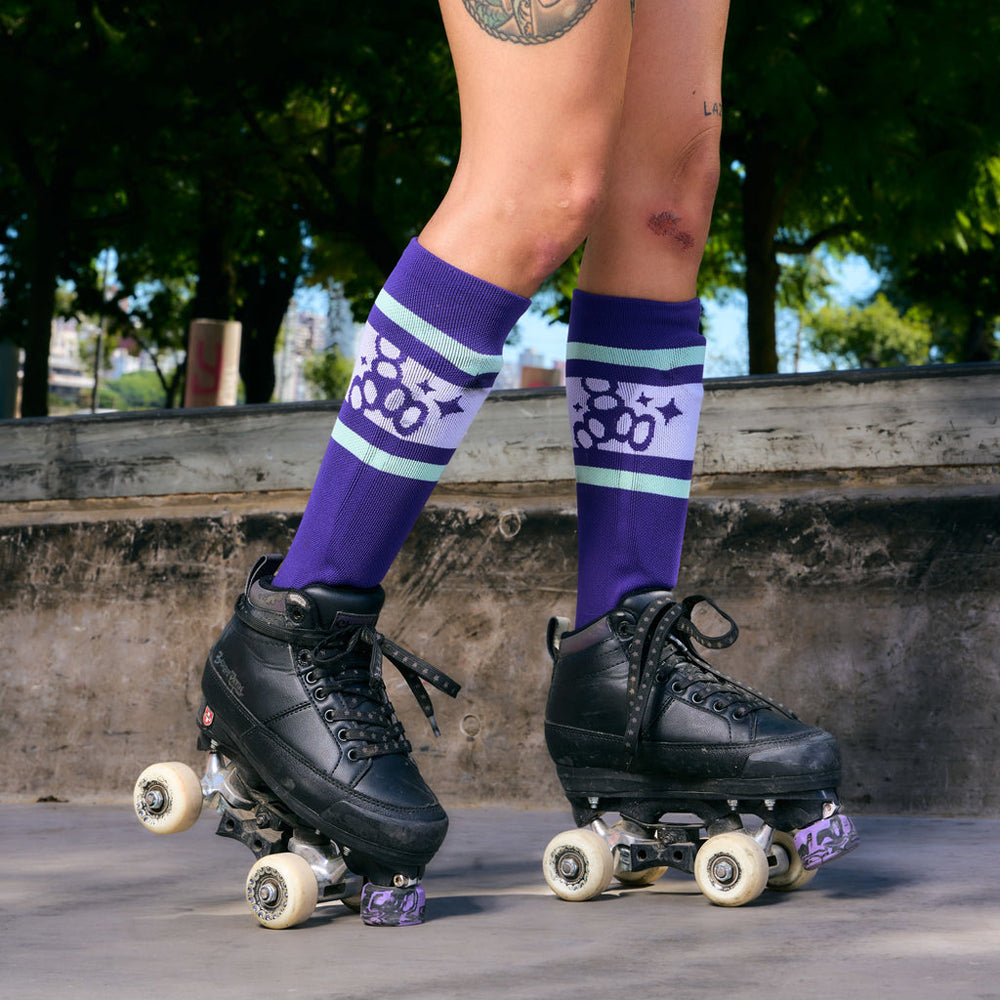 Sock Shinguards Barbie Patin