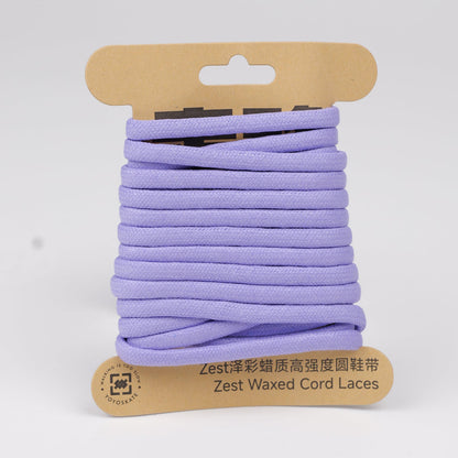 Zest Waxed Laces 160cm Purple