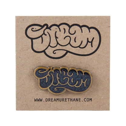 Enamel Pin Glitter Black