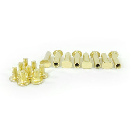 Axle Double 8mm Core/Prime/Balance 2 Allen/Hex gold 8-pack