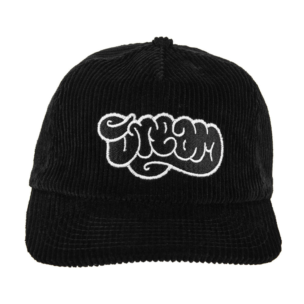 Logo Corduroy Hat Black