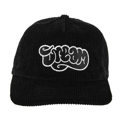 Logo Corduroy Hat Black