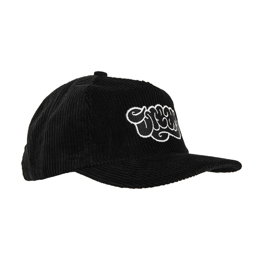 Logo Corduroy Hat Black