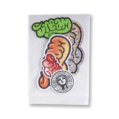 Logo Sticker Orange 6x3cm