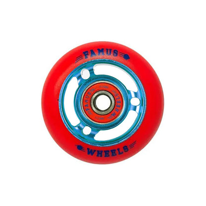 Metal Core red/blue 64mm 4-pack + bearings