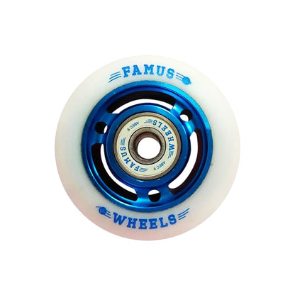 Metal Core 64mm/88A 4-pack + bearings white