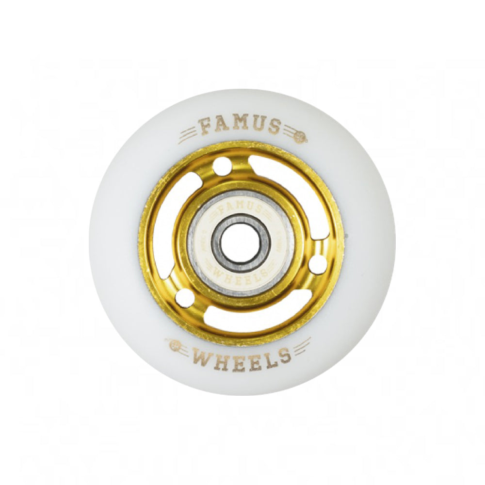 Metal Core 64mm/88A 4-pack + bearings gold