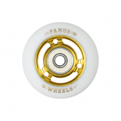 Metal Core 64mm/88A 4-pack + bearings gold
