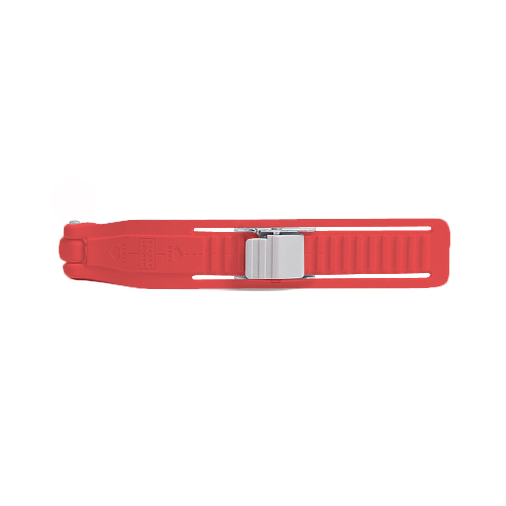 Memory buckle strap 18cm pair red