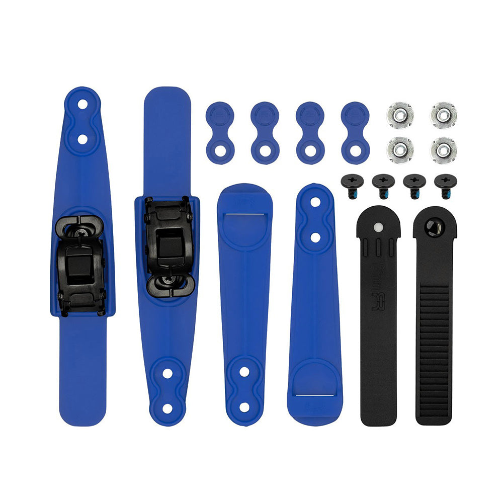 Ankle buckle SBM2 Double Strap logo set blue