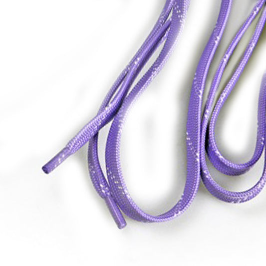 Hockey Laces with metal tips 170cm purple