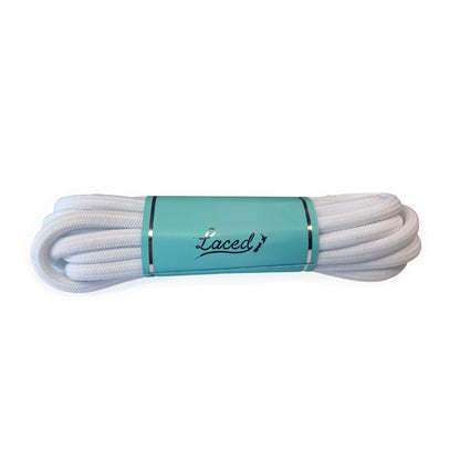 Round Waxed Laces 157cm white