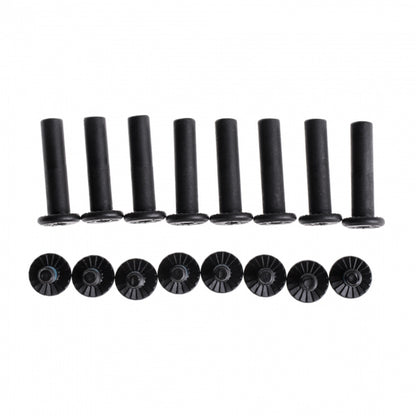Axle Double 8mm Allen/Hex M6 L34mm 8-pack