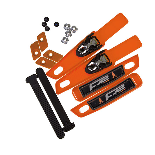 Ankle buckle SBM2 Double Strap set orange