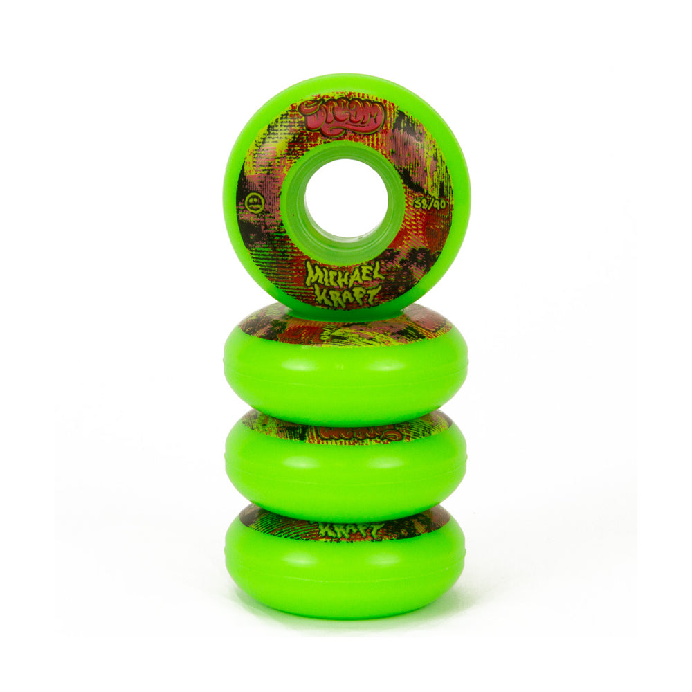 Michael Kraft 58mm/90A Green 4-pack