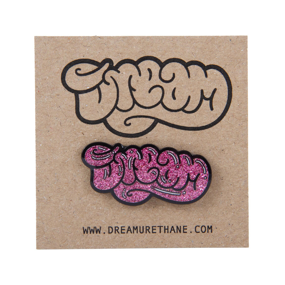 Enamel Pin Glitter Pink