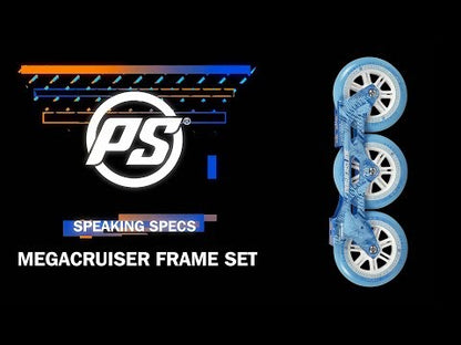 165mm Megacruiser Frame Set 3x125mm 255mm black