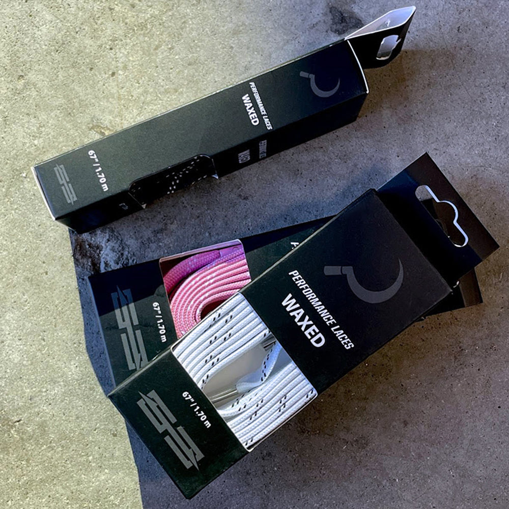 Hockey Laces with metal tips 170cm black