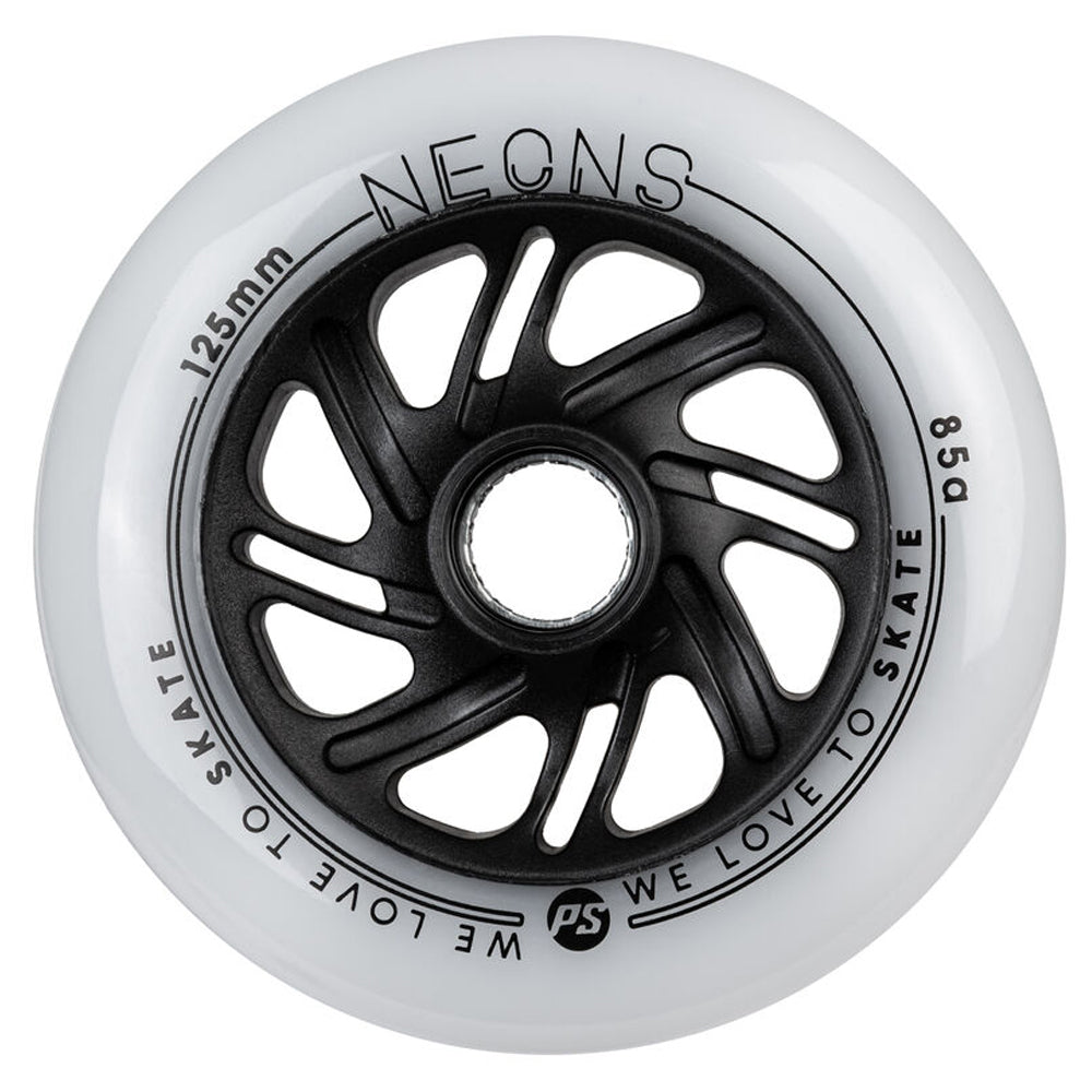 125mm Neons white 6-pack