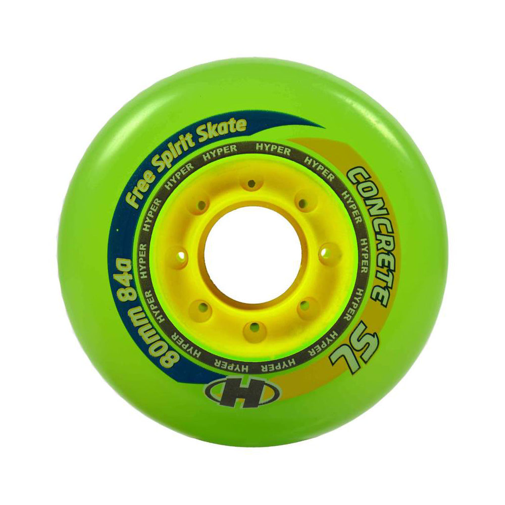 Concrete sl trans 80mm green 4-pack