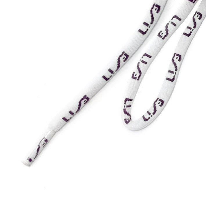 Laces white/black