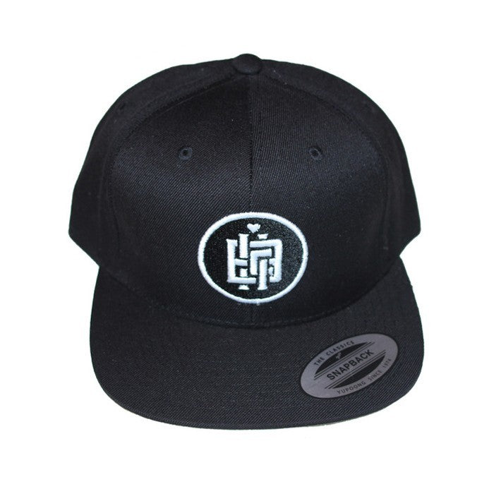 Circle Icon Snapback Black