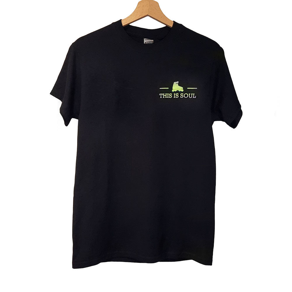Skatekamp shirt black/lime