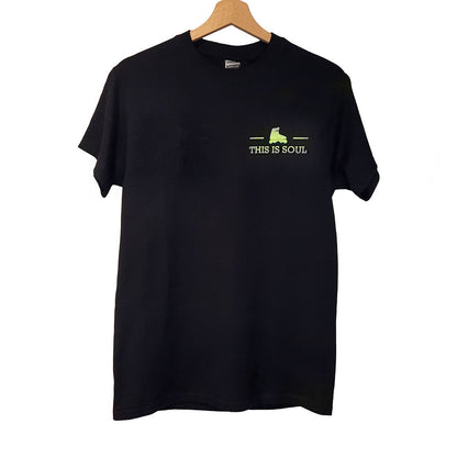 Skatekamp shirt black/lime