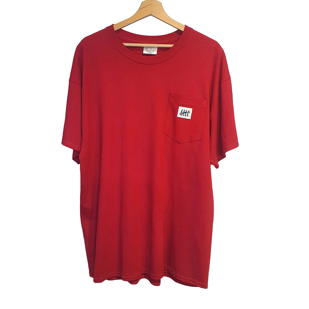 Pocket shirt red