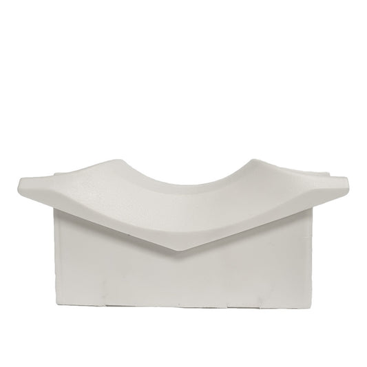 H-Block Plastic white pair