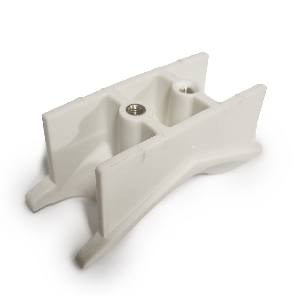 H-Block Plastic white pair