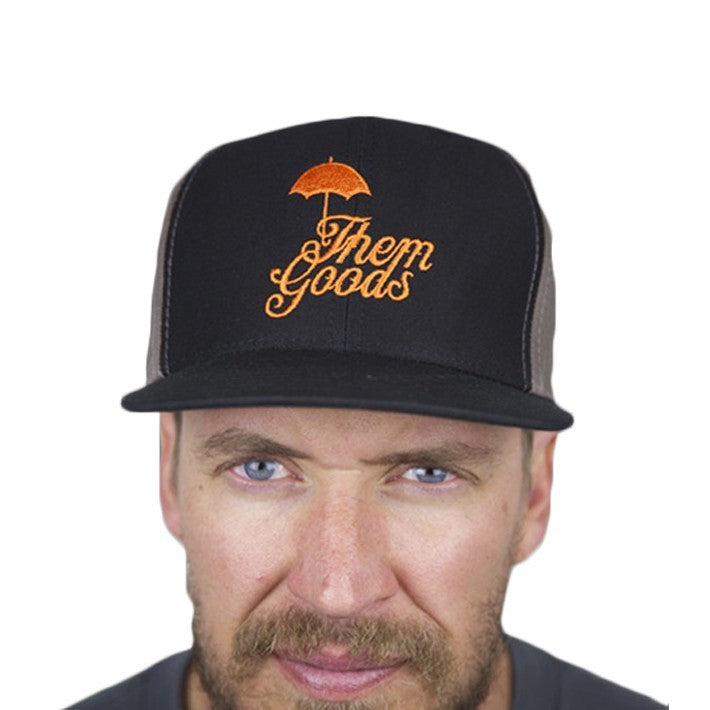 2 tone black/orange