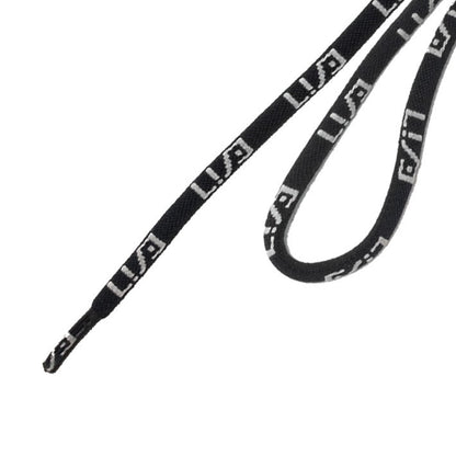Laces 180mm black/white